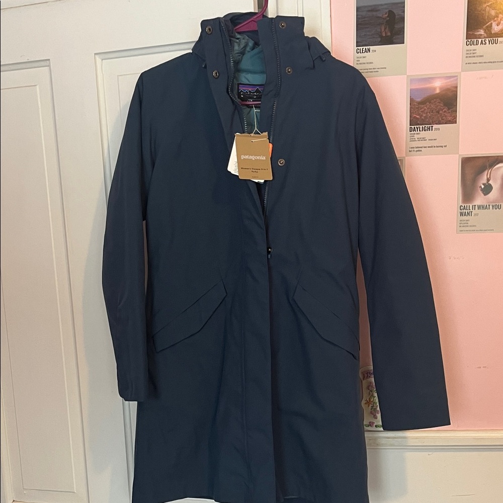 NWT Patagonia women’s Vosque 3-in-1 parka